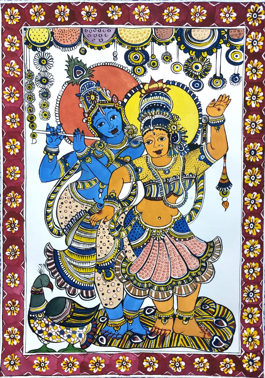 Acrylic Colors - Radha Krishna