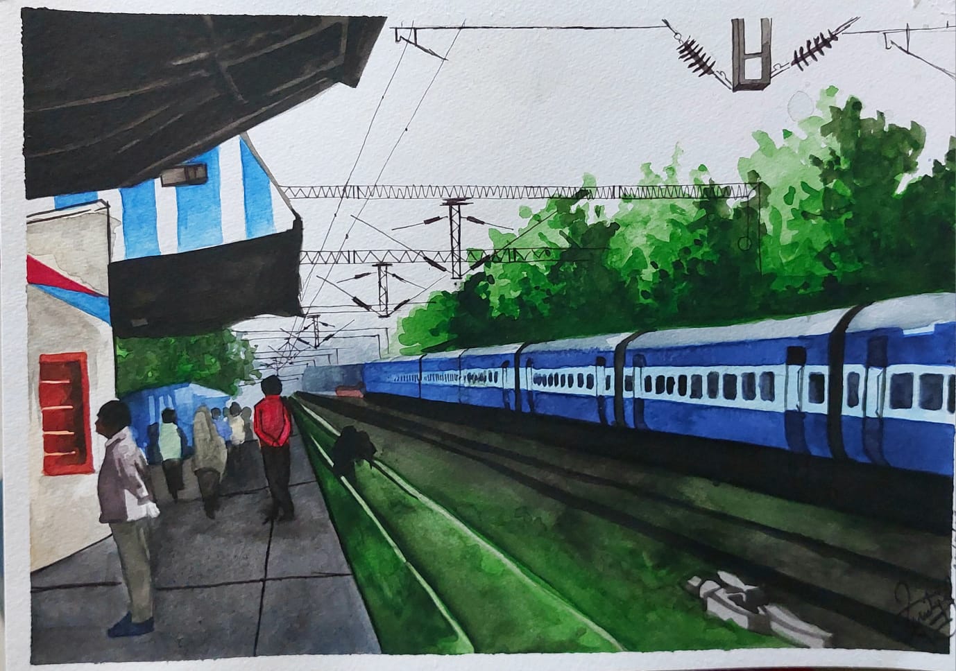 Scene - Railway Station